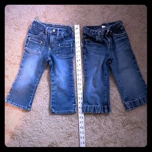 Denim LOT - 2T - 2 pairs.
